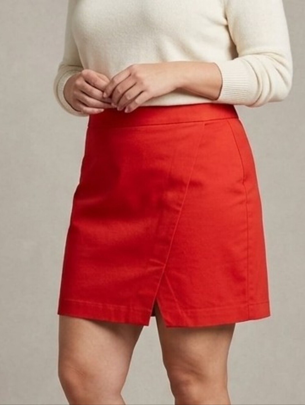 OLD NAVY Skirt New 14 Red Stretch